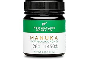 Miel de Manuka MGO 1450+ / UMF 28+ de New Zealand Honey Co. | Actif et brut | Fabriqué en Nouvelle-Zélande | 250g