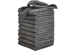 BERYRIS Microfibre Cleaning Cloth microfibre cloth- Car cleaning Absorbent and Lint Free cleaning cloths 32x32cm Size - Ideal for Home, Office, Industrial ,car,10pack
