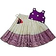FELIZ THE DESIGNER STUDIO Baby Girl's Readymade South Indian Pattu Pavadai Lehenga Choli For Kid's