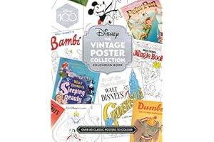 Disney The Vintage Poster Collection Colouring Book