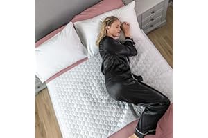 HYGGE SUPPLIES Hygge Sheets®️ Bamboo Organic Incontinence Bed Sheets for Adults & Kids | King Beds | 100% Waterproof Bed Wetting Sheets | Bed Protectors for Incontinence | Reusable and Washable Bed Pad | UK Brand