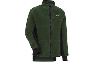 KOX Faserpelzjacke Grün/Schwarz