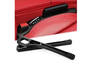 Cofvetia Aufbewahrungsbox für Autositze, 1 Paar Universal Car Seat Gap Filler Autositz Gap Organizer Storage Box, Universal Lückenfüller Car Seat Gap Filler (Schwarz, 2 Stück)