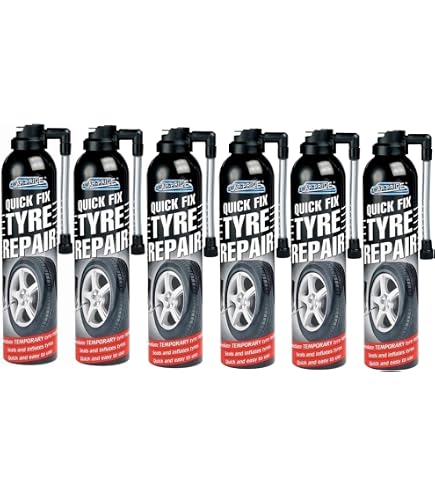 2XL 4x4 Emergency Flat Tyre Puncture Repair Kit – Quick Fix Inflator Can (400ml X 2)