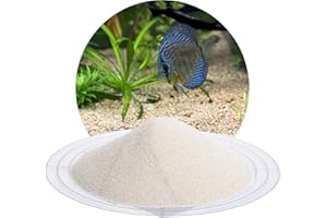 AQUAGRAN Schicker Mineral Aquariumsand beige 25 kg, feiner Aquariumkies gewaschen & ungefärbt, kantengerundeter Bodengrund, Kies für Süßwasseraquarien, Meerwasseraquarien, Aquascaping (Ø Körnung: 0,1-0,3 mm)
