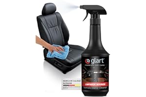 Glart 451IR Limpiador de Interior de Auto - Spray de limpieza de 1000 ml para salpicadero, cuero, plástico, tela - Cuidado del interior con aroma fresco - Se recomienda usar con paño de microfibra.