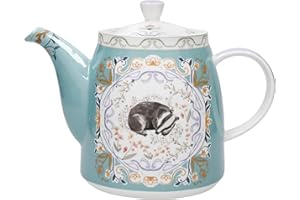 London Pottery Dzbanek w kształcie dzwonu z zaparzaczem do herbaty sypanej - 1 l, borsuk