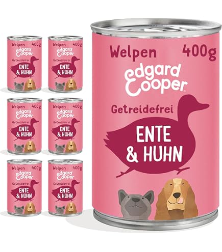 Edgard Cooper Paté Für Hunde (Ente & Huhn) – 300 G, Getreidefrei, Natürliche Ernährung
