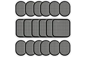 HOCOSO SOYOKO 18 Pièces Électrode de Ceinture,Compatible avec Abs Series, Replacement Pads Électrode de Rechange pour Ceintures Musculation Abdominales