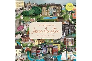 LAURENCE KING The World of Jane Austen: A Jigsaw Puzzle with 60 Characters and Great Houses to Find