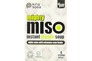 King Soba Miso sopa orgánica instantánea Edamame soja frijol 60 g padre