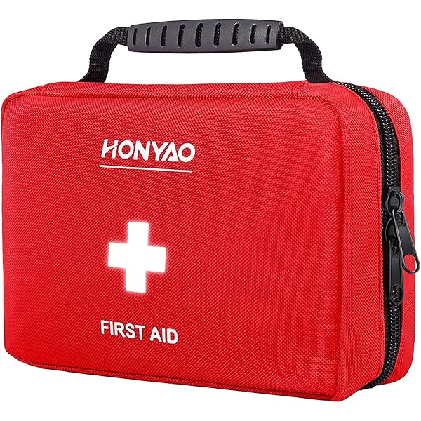 Borsa Pronto Soccorso Auto DIN 13164 - Kit Di Emergenza Blu Con Medicazioni, Copertermo E Forbici - Foto 8