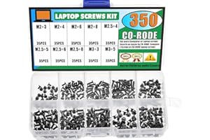 CO-RODE 350 pcs pour ordinateur portable ordinateur portable Computer Vis Ensemble de kit pour IBM HP Dell Lenovo Samsung Sony Toshiba Gateway