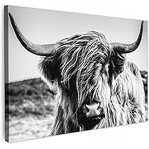 MuchoWow Canvas Schilderij Decoratie - 80x60 cm - Schotse