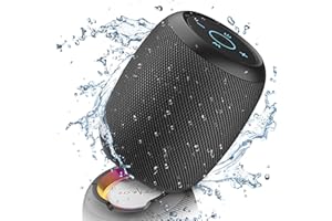 Zealot Altavoz Portátil Bluetooth con Luz LED, Altavoz Exterior Inalámbrico, 20W de Potencia y Autonomía de 24 Horas, Puerto de AUX, USB, Micro SD/TF, Bluetooth 5.0 y IPX6 Impermeable