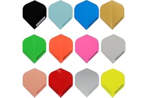 bully darts Amazon Standard Shape Dart Flights - Choice of Colours & Set Amount
