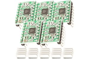 AZDelivery 5 x Modulo Driver Motore Passo-Passo A4988 Scheda Breakout con dissipatore di calore compatibile con Arduino incluso un E-Book!