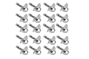 ABINCHAOBANG 20 Pcs Shelf Support Pins, Zinc Alloy Shelf Support Pegs Compatible with IKEA Billy Bookshelf Part 131372 - Replacement Pin for Bookcases/Kitchen Cabinets/Kitchen Cabinets (Silver)