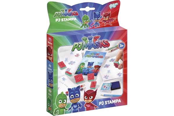 Kit Créatif - Pyjamask Stampa (Stampset) - Set de Tampons -