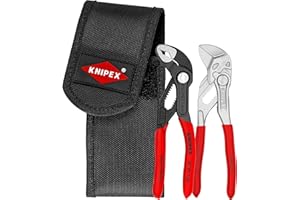 Knipex Mini pliers set in belt tool pouch (self-service card/blister) 00 20 72 V04
