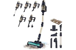 Cecotec Aspiradora Escoba sin Cable Conga Rockstar RX70 AquaPet Flex. 300AW, 780W, Motor Alto Rendimiento, Cepillo Hairless XL, Autonomía 100mins en Modo Eco, Tubo Flex, Luz LED y Sistema de Fregado