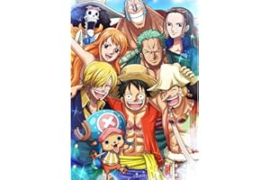 QENSPE 5D Diamond Painting One PIECE Pintura Diamante Anime Diamond Painting Kit Completo para Adultos Principiantes, DIY Cuadro Diamantes Kit Punto de Cruz para Decoración Hogar 30x40cm