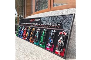 QIXINDGYH Display Wall Board for Lego 77242-77252 F1 Racing Car - Wall Mount Display Stand Art Wall Mount Frame for Racing Car Construction Kit - 40 x 120 cm (Black)