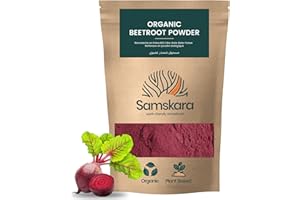 Remolacha en Polvo BIO | de Samskara tribe | rico en minerales | usar en batidos, tes, yogur, sopas y harinas | colorante rojo natural (250 gr x 1 pack)
