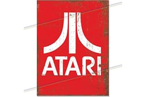 SIGNS 2 ALL Placa metálica para colgar en la pared de la cueva de Atari Man Cueva, para cocina, cobertizo de garaje, grande (27 x 18 cm)