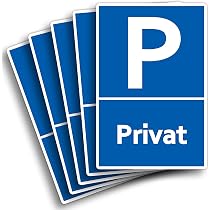 Parken Verboten Schild 20x30 Cm | Aus 3mm Hartschaum, Wetterfest, Abschlepp-Hinweis