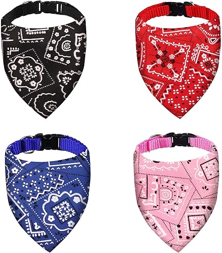 Bandana Per Cane Gatto Taozoey - Sciarpa Triangolo Regolabile, 3 Pezzi Casual | Moda Pet - Foto 7