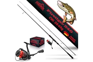 ‎PARADOX FISHING Paradox Fishing Firetiger Spinnrute I 2,1m/2,4m/2,7m I 5-20g/ 15-35g/ 20-60g I Barsch Rute I Zanderrute I Hecht Rute - Spinnruten