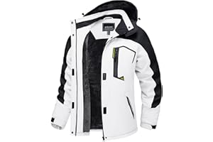 TACVASEN Donna Giacca di Transizione Calda Jacket Invernale Foderata Trekking Sci con Cerniera Impermeabile