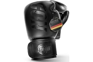 ‎MADGON MADGON Premium Boxhandschuhe aus bestem Material für Lange Haltbarkeit, Männer und Frauen Kickboxhandschuhe für Kampfsport, MMA, Sparring, Muay Thai und Boxen 10 12 14 16 oz inkl Beutel