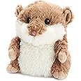 Warmies Plush Brown Hamster Microwavable, Weighted Plush Teddy Lightly Scented with French Lavender, Microwavable Heat Pad Suitable for All Ages