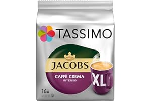 Kapsułki Tassimo Caffe Crema Intenso 16 kaw czarnych, rozmiar XL