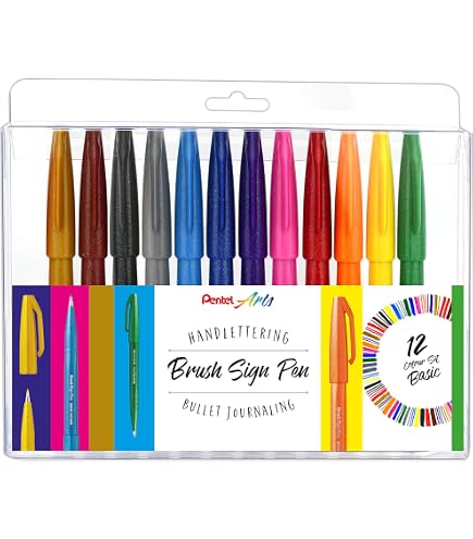 Pentel Sign Pen S520 - Confezione Da 3 Pennarelli A Feltro, Punta In Metallo 1,0 Mm, Colore Grigio Argento, Inchiostro Resistente All'Acqua, Corpo In Plastica Riciclata