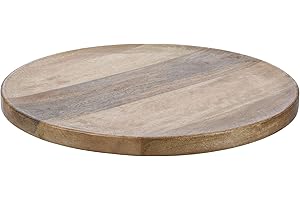 MEINPOSTEN. Teller Holzteller Mango Dekoteller Tischdeko Mangoholz Deko Schale Holz Ø 38 cm