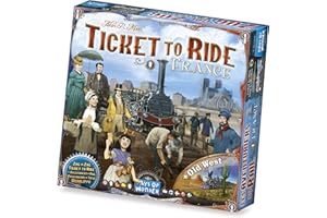 Days of Wonder , Ticket to Ride France Board Game EXPANSION , Ages 8+ , For 2 to 5 players , Average Playtime 30-60 Minutes