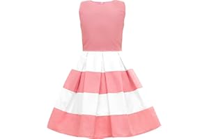 BlackButterfly Niñas 'Lilly' Vestido Vintage Años 50 A Rayas