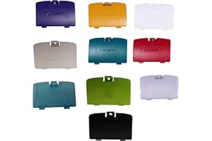 GBC Batterie Abdeckung, ENDARK Kunststoffreparatur Rückendeckel Teile Ersatz Akkufachdeckel für GBC Gameboy Color System (10 stücke enthalten, 1 stück für Jede Farbe)