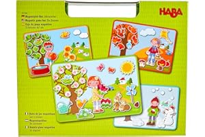 HABA 303386 Magnetspiel-Box Jahreszeiten