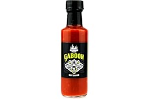Fireland Foods - Sauce chaude Gaboon - Avec le piment le plus fort du monde - Carolina Reaper et Moruga - 100ml