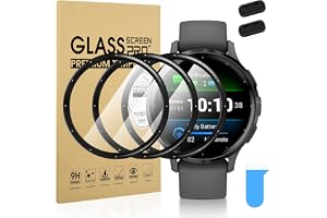 Diruite 3-Pack Screen Protector för Garmin Venu 3S 41mm skärmskydd Högupplöst Glass Screen Protector Smart Watch