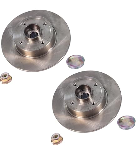 Kit Disques Et Plaquettes De Frein Arrière STARK Pour Peugeot 308 I - Disque Plein 249 Mm, Plaquettes Avec Tôle Anti-bruit