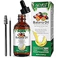Batana Oil for Hair Growth, 100% Natural &Pure Organic Batana Oil, Moisturizing Essential Oils, Enhances Hair & Skin Radiance, Prevent Hair Loss for Men & Women, 60ml