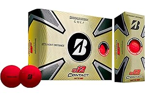 2023 Bridgestone Golf e12 Contact Golf Balls, White