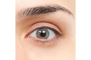 LENTES DE CONTACTO VIP Blues VIP lenti a contatto colorate Blu Grigio dal design super realistico 2 lenti a contatto Annuali senza gradazione + kit con astuccio, pinzette e ventosa in silicone