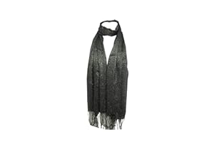 Hotstylezone Plain Shiny Shimmer Glitter Sparkly Scarf Hijab Shawl Wedding Sarong Abaya