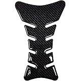 4R Quattroerre.it 1870 Tankpad 3D Motorrad Tankschutz Sport, echte Kohlefaser, 13 x 20 cm, Carbonio Vera Fibra
